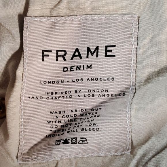 Frame Le Garçon Garcon Mid-Rise Boyfriend Jeans in Roxbury Size‎ 24 - Picture 13 of 13